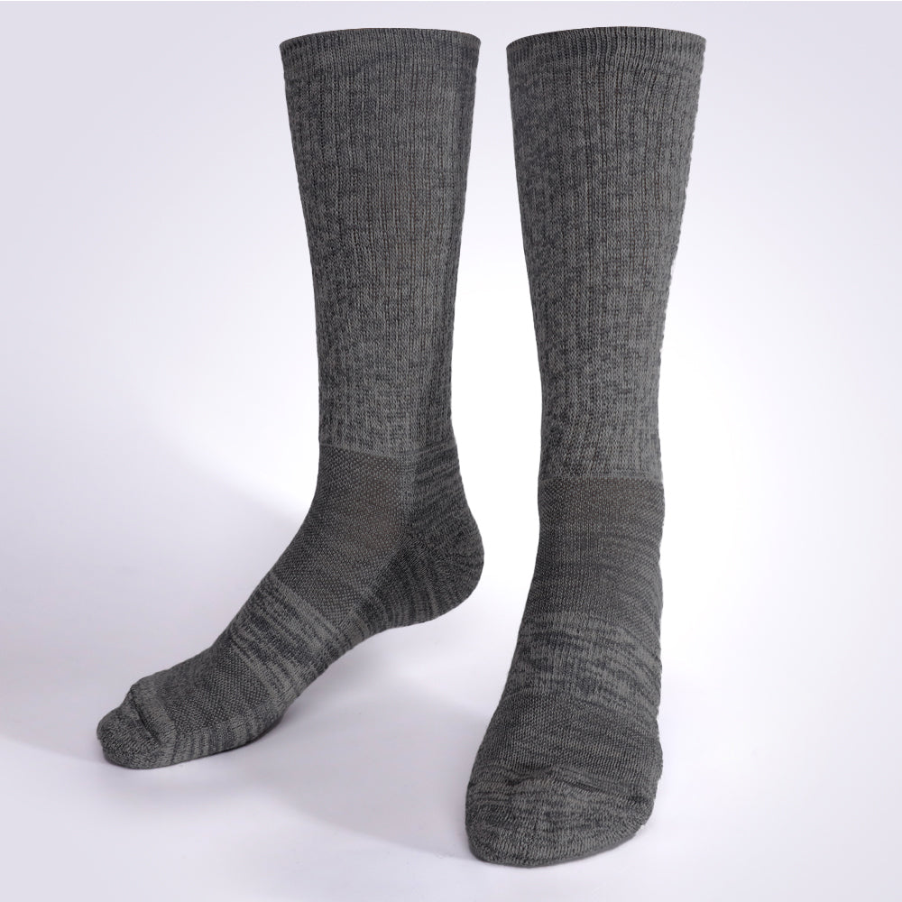 Lot de 4 paires de chaussettes de randonnée grises pour femme