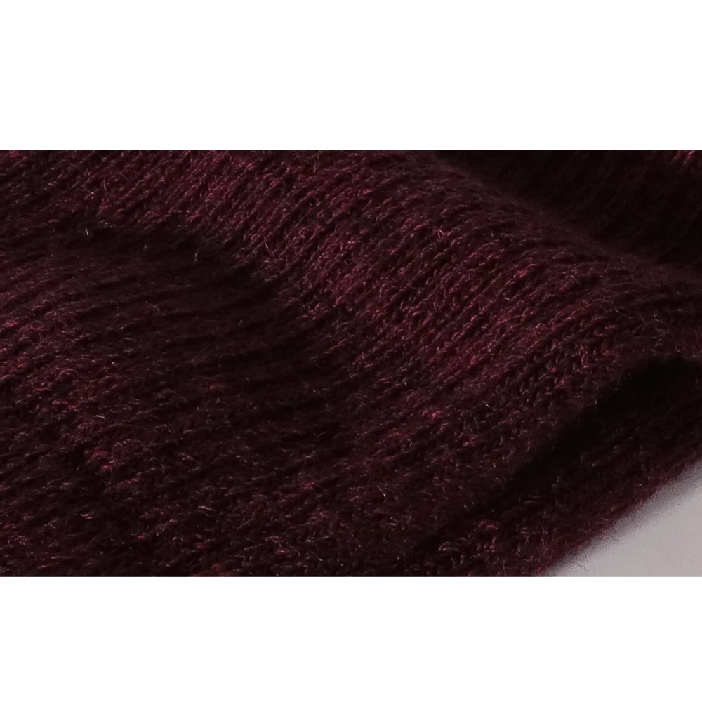 Lot de 4 paires de chaussettes de randonnée Long Way pour femme, couleur vin