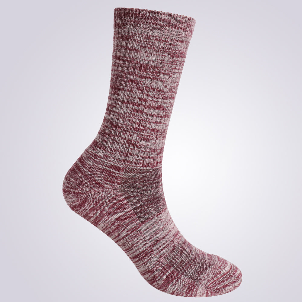 Lot de 4 paires de chaussettes de randonnée Long Way Wine pour femme