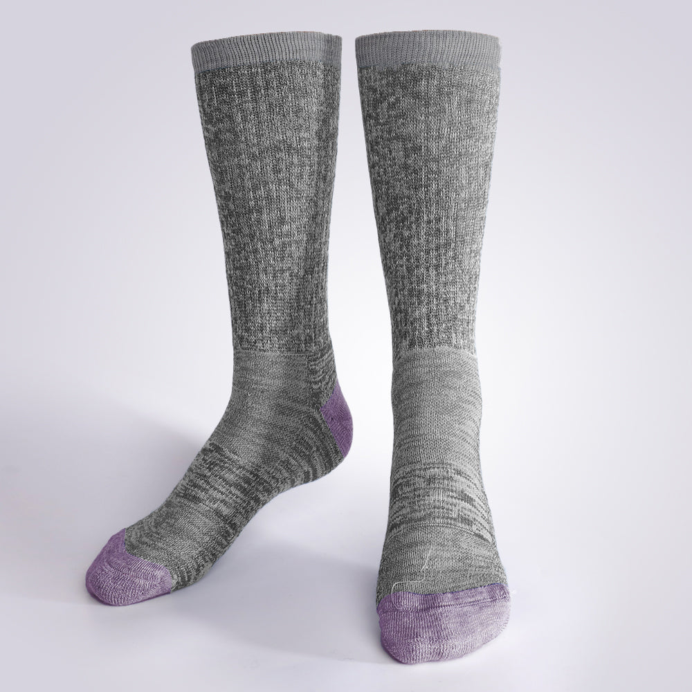 Lot de 6 paires de chaussettes mi-mollet Nocturne pour femme