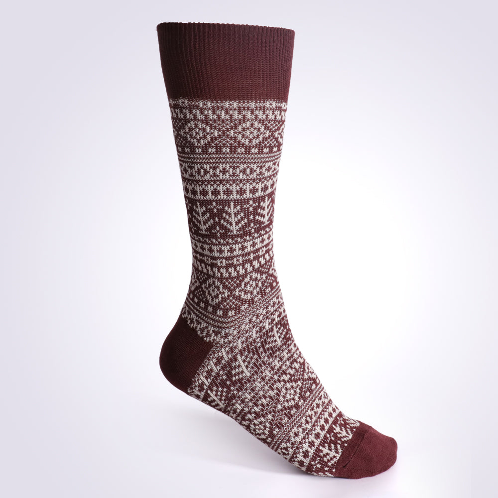 Lot de 10 paires de chaussettes mi-mollet tissées châtaigne Be Gentle Dressing pour homme