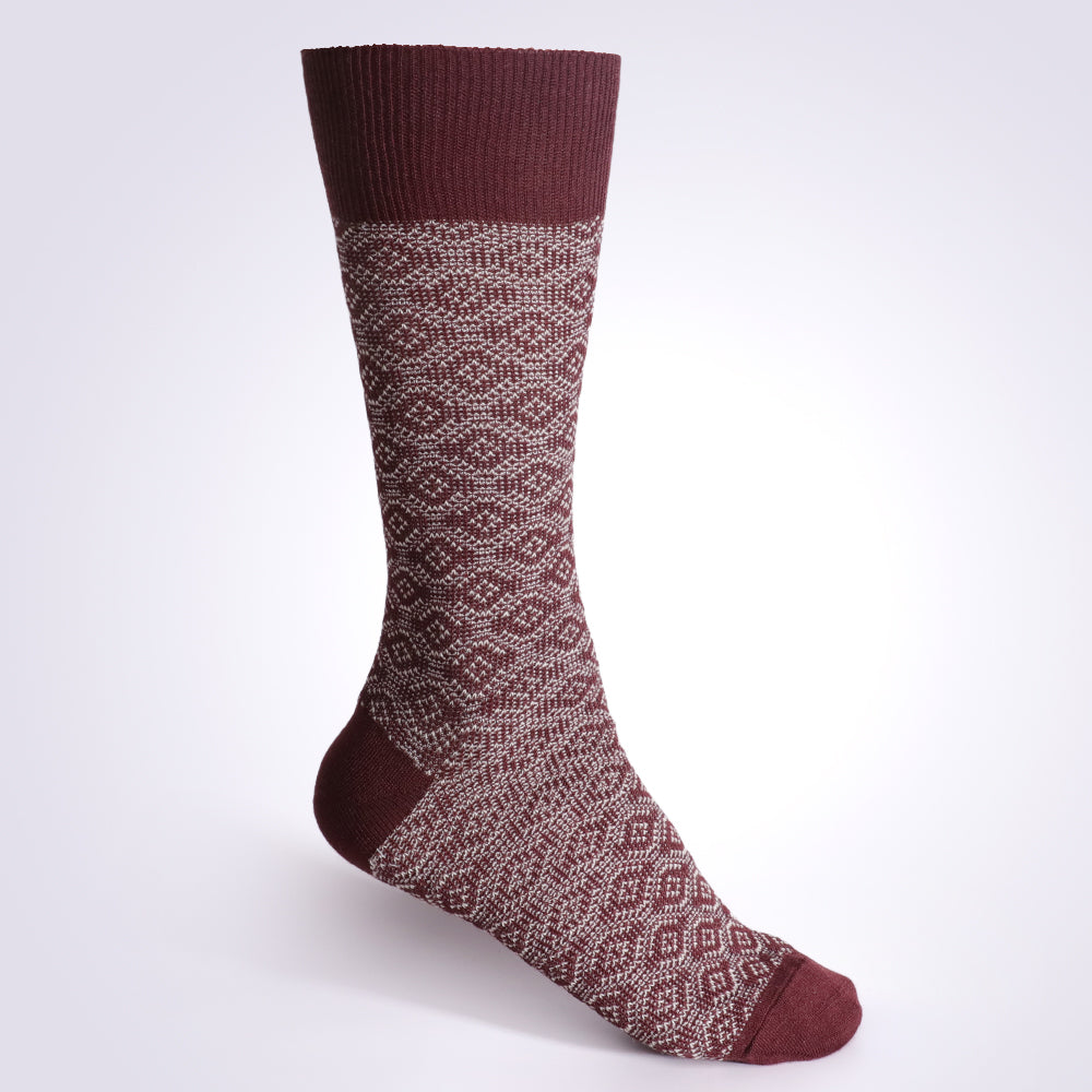 Lot de 10 paires de chaussettes mi-mollet tissées châtaigne Be Gentle Dressing pour homme