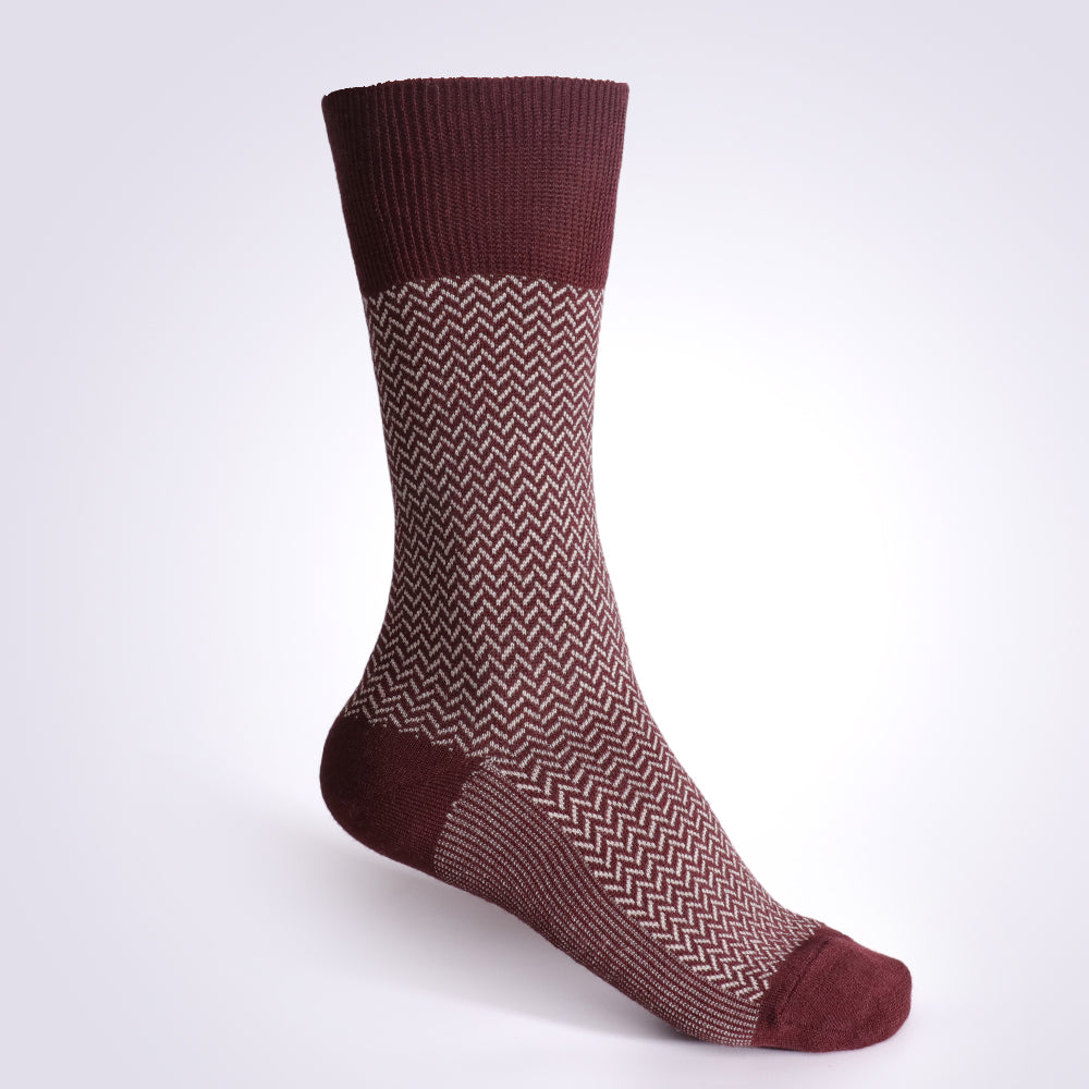 Lot de 10 paires de chaussettes mi-mollet tissées châtaigne Be Gentle Dressing pour homme