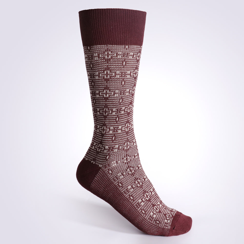 Lot de 10 paires de chaussettes mi-mollet tissées châtaigne Be Gentle Dressing pour homme