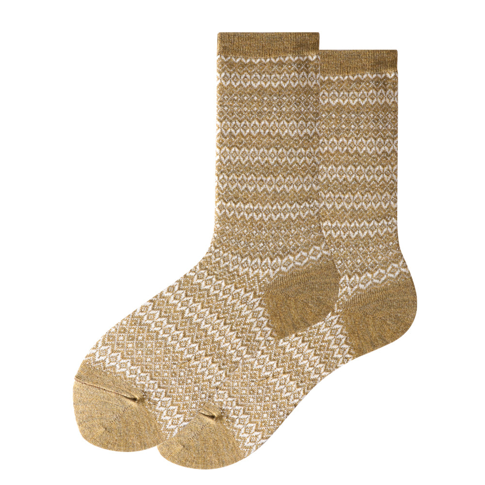 Lot de 5 paires de chaussettes mi-mollet grises à rayures quotidiennes Touch Wear pour femme