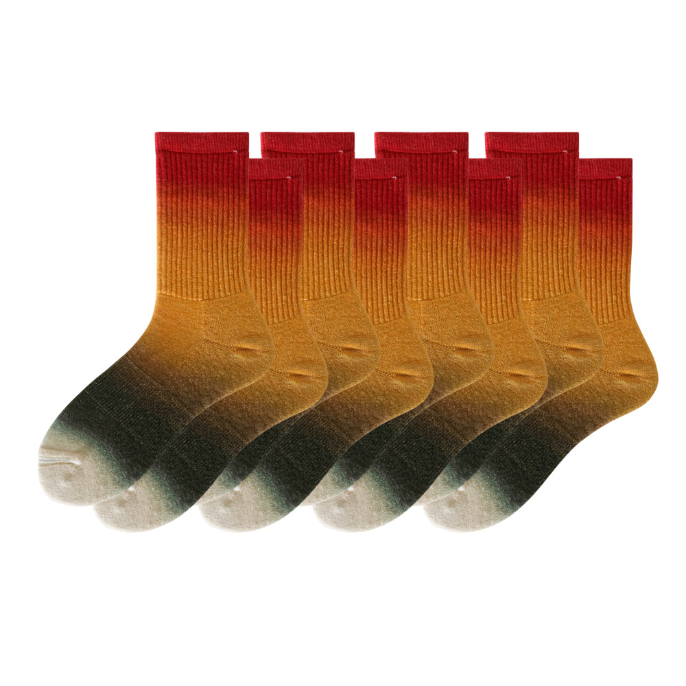 Lot de 4 paires de chaussettes mi-mollet Touch Wear Everyday Inferno Glow pour femme