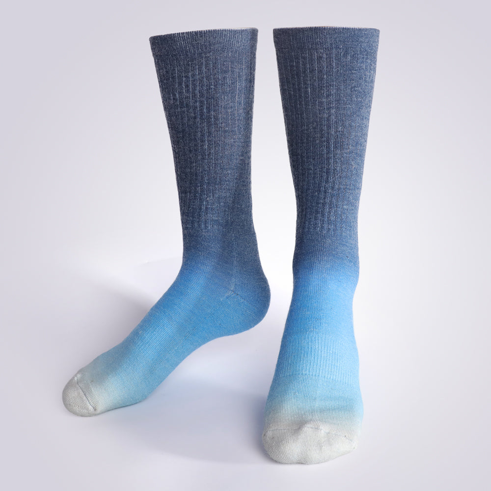 Lot de 4 paires de chaussettes mi-mollet à dégradé de couleurs pour femme Touch Wear Everyday