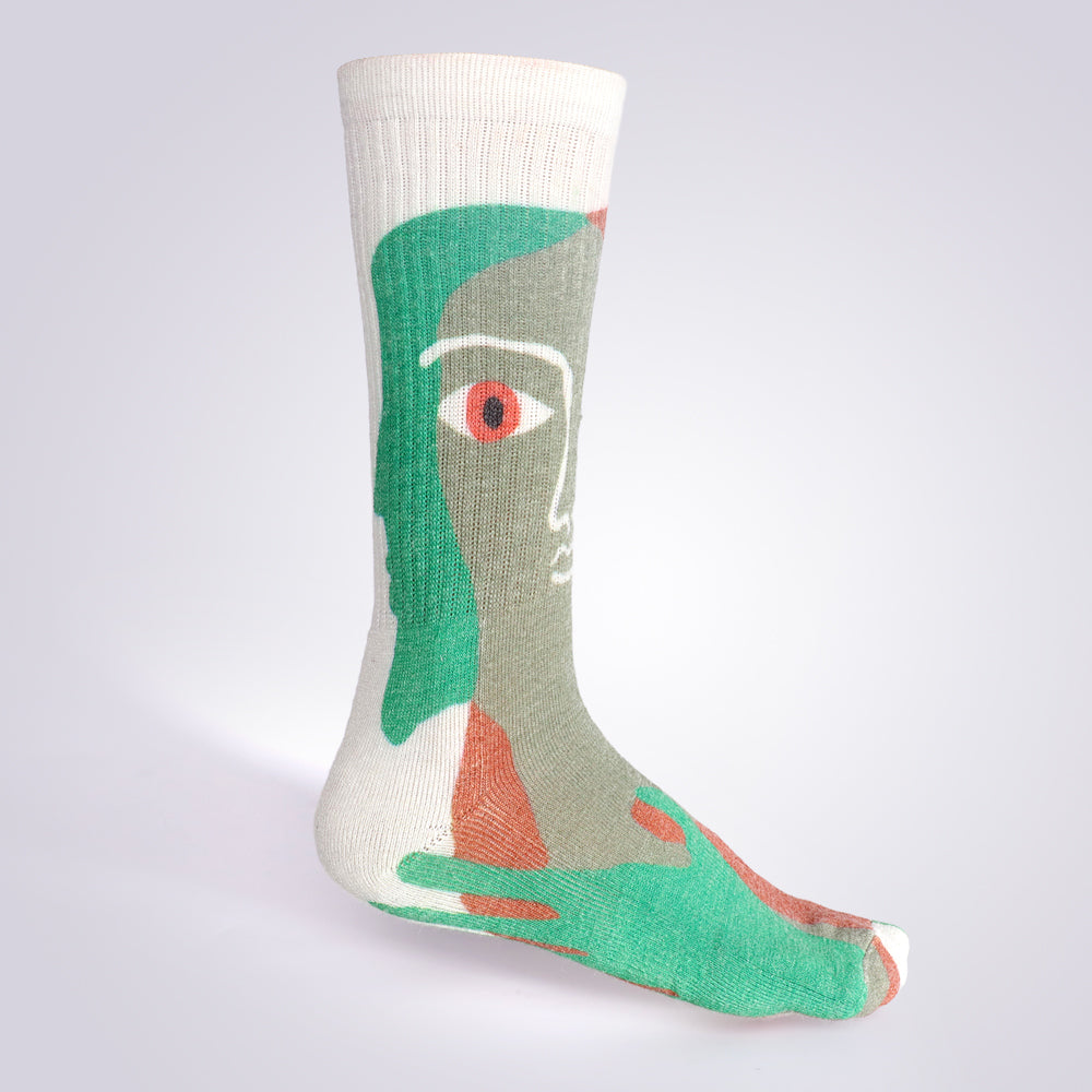 Lot de 4 paires de chaussettes à motifs amusants pour femme Touch Wear Everyday