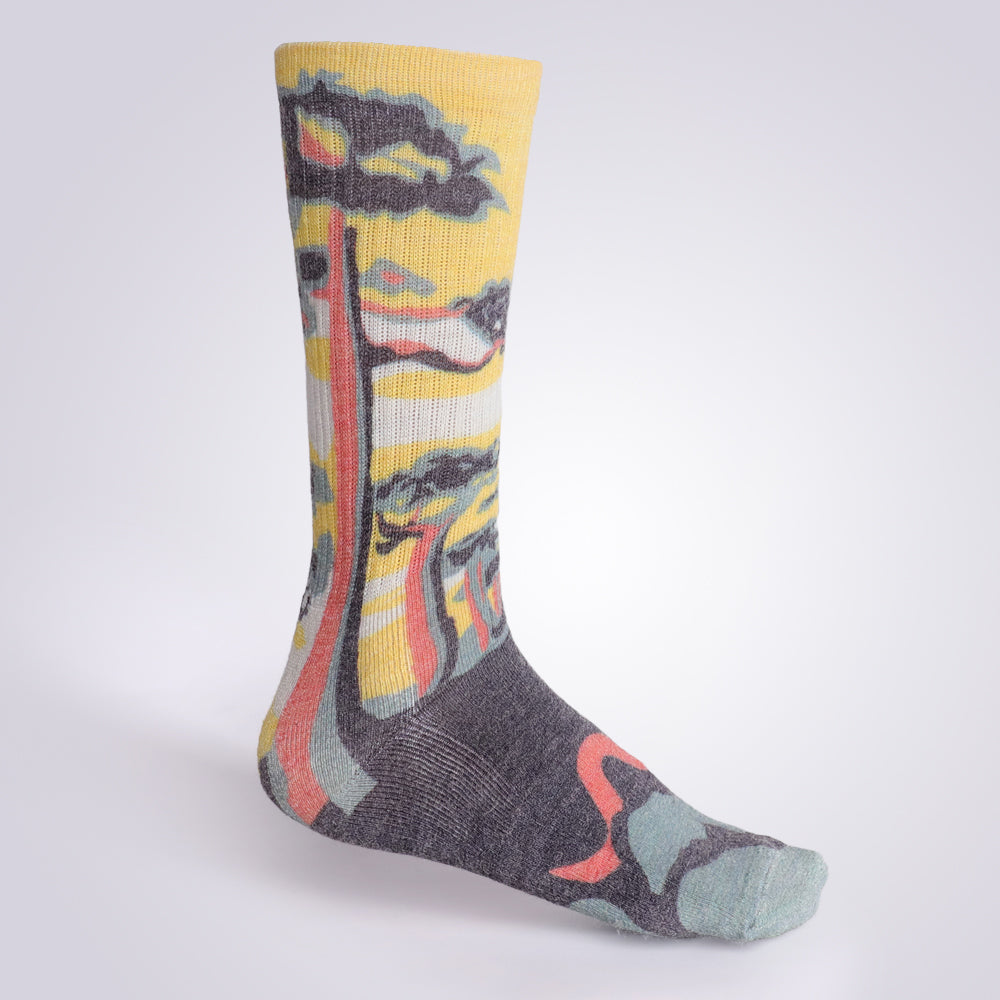 Lot de 4 paires de chaussettes à motifs amusants pour femme Touch Wear Everyday