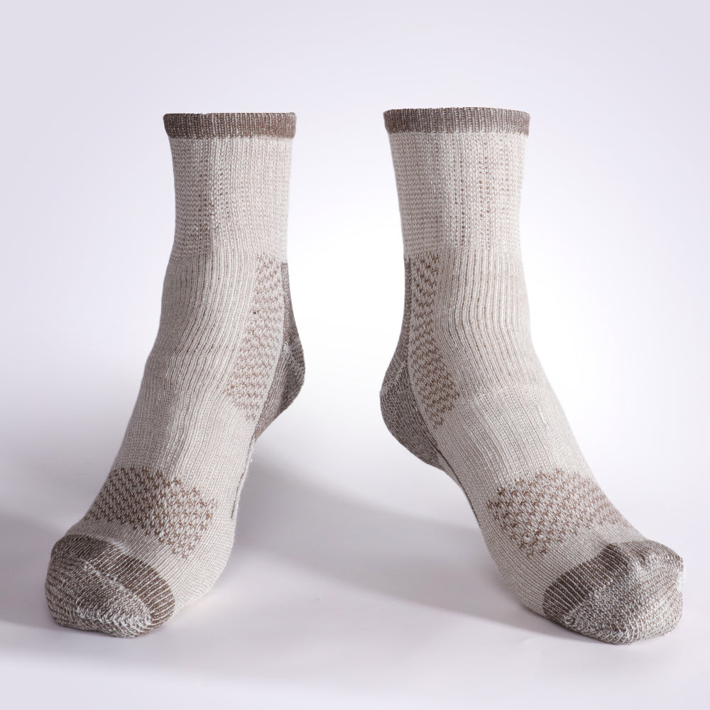 Paquetes de 4 calcetines tobilleros para correr de lana merino para hombre