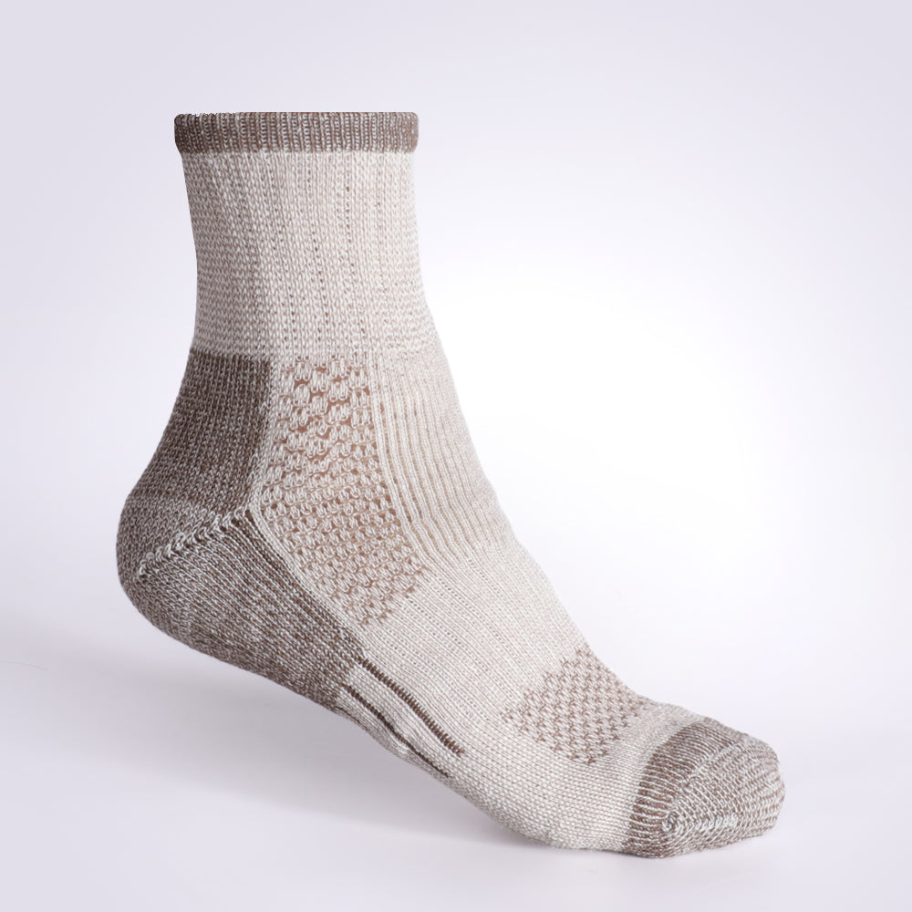 Paquetes de 4 calcetines tobilleros para correr de lana merino para hombre