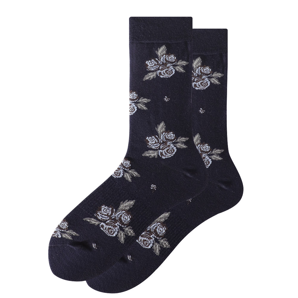 Lot de 4 paires de chaussettes à motif floral pour homme Touch Wear Everyday