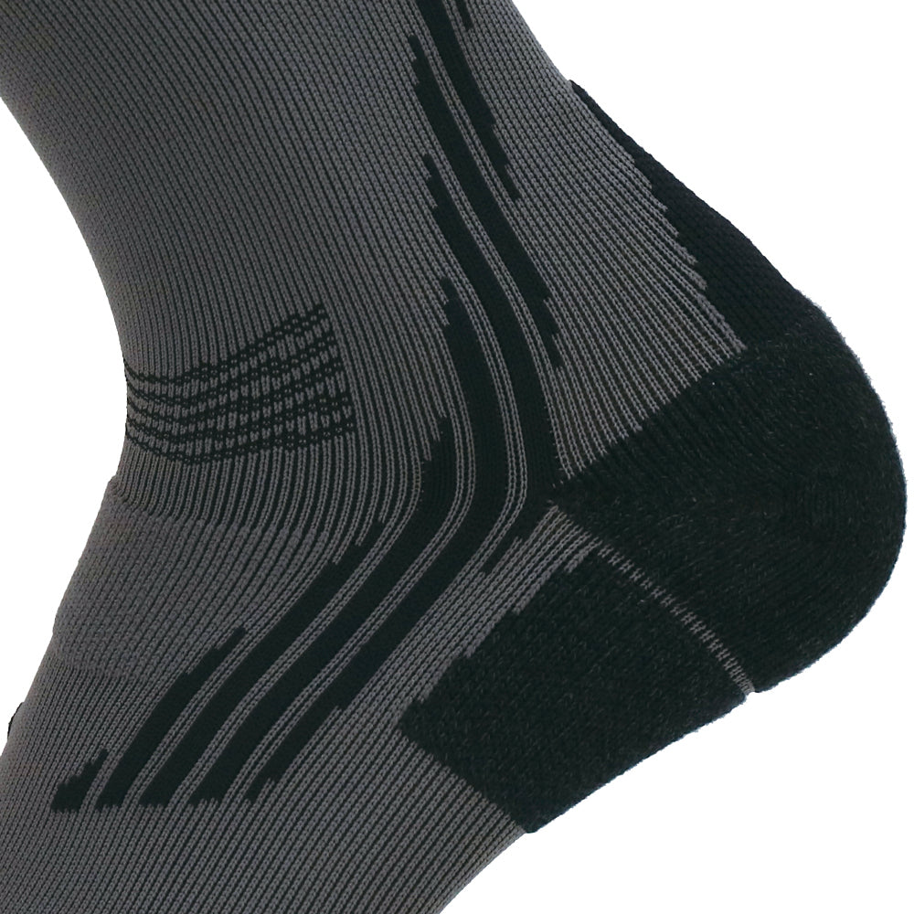 Lot de 2 paires de chaussettes hautes grises Feel Breath Cross Country pour homme