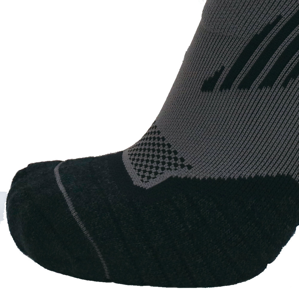 Lot de 2 paires de chaussettes hautes grises Feel Breath Cross Country pour homme