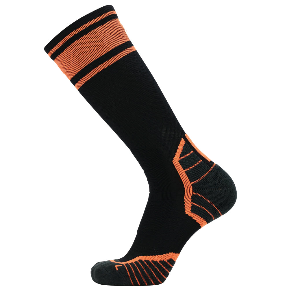 Lot de 2 paires de chaussettes de cyclisme noires pour homme