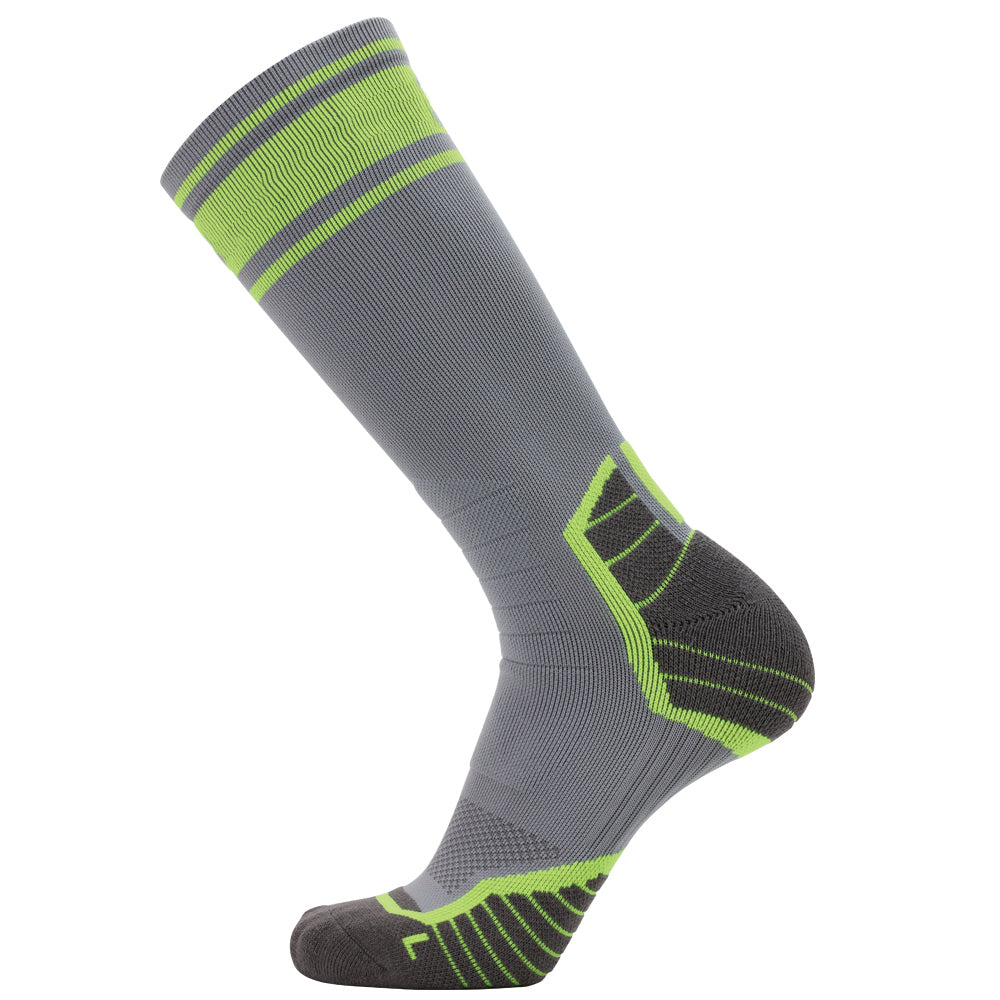 Lot de 2 paires de chaussettes de cyclisme grises pour homme