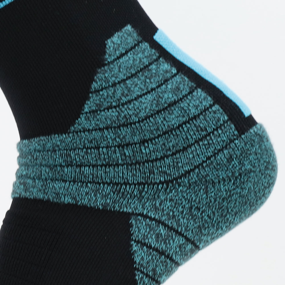 Paquetes de 2 calcetines hasta la rodilla de compresión para correr para hombre BB