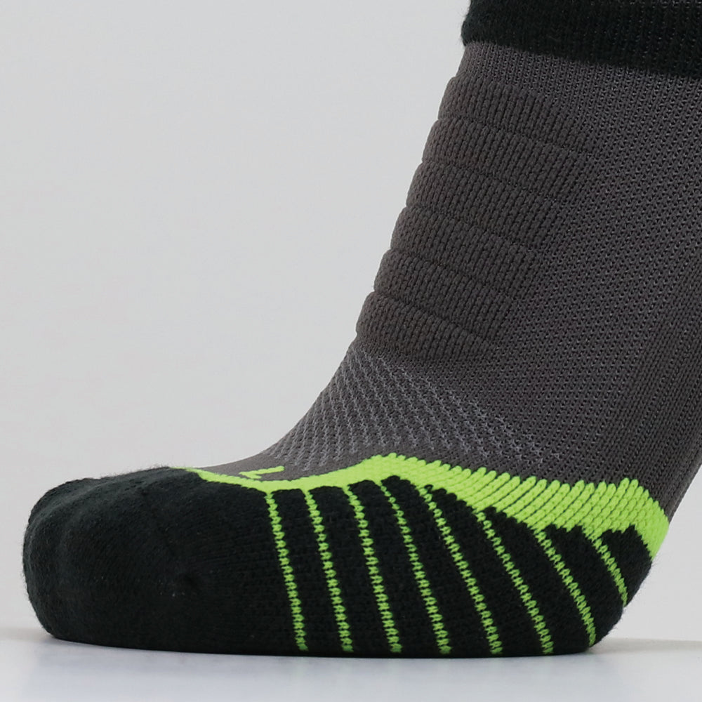 Paquetes de 2 calcetines hasta la rodilla de compresión para correr para hombre BG