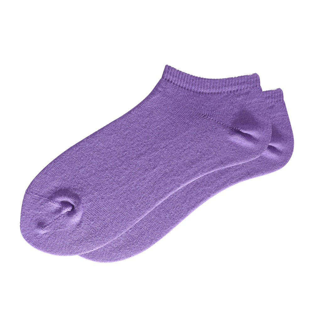 Lot de 4 paires de chaussettes invisibles violettes Touch Wear Everyday pour femme