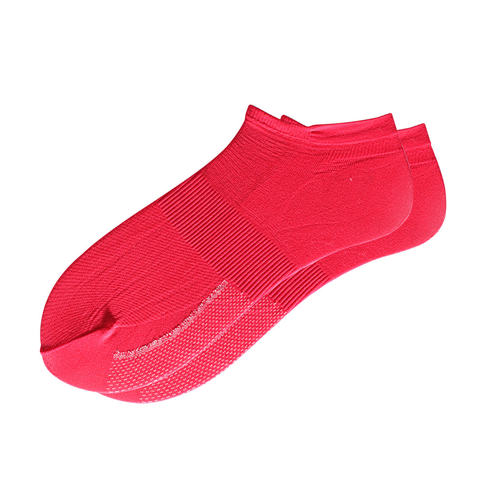 Lot de 10 paires de chaussettes invisibles Touch Wear Everyday rouges et marron pour femme