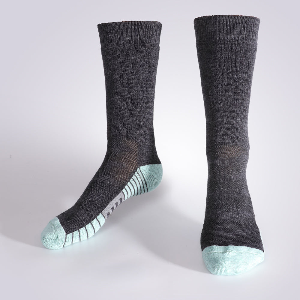 Lot de 6 paires de chaussettes de randonnée pour femme Strive Raven Crew