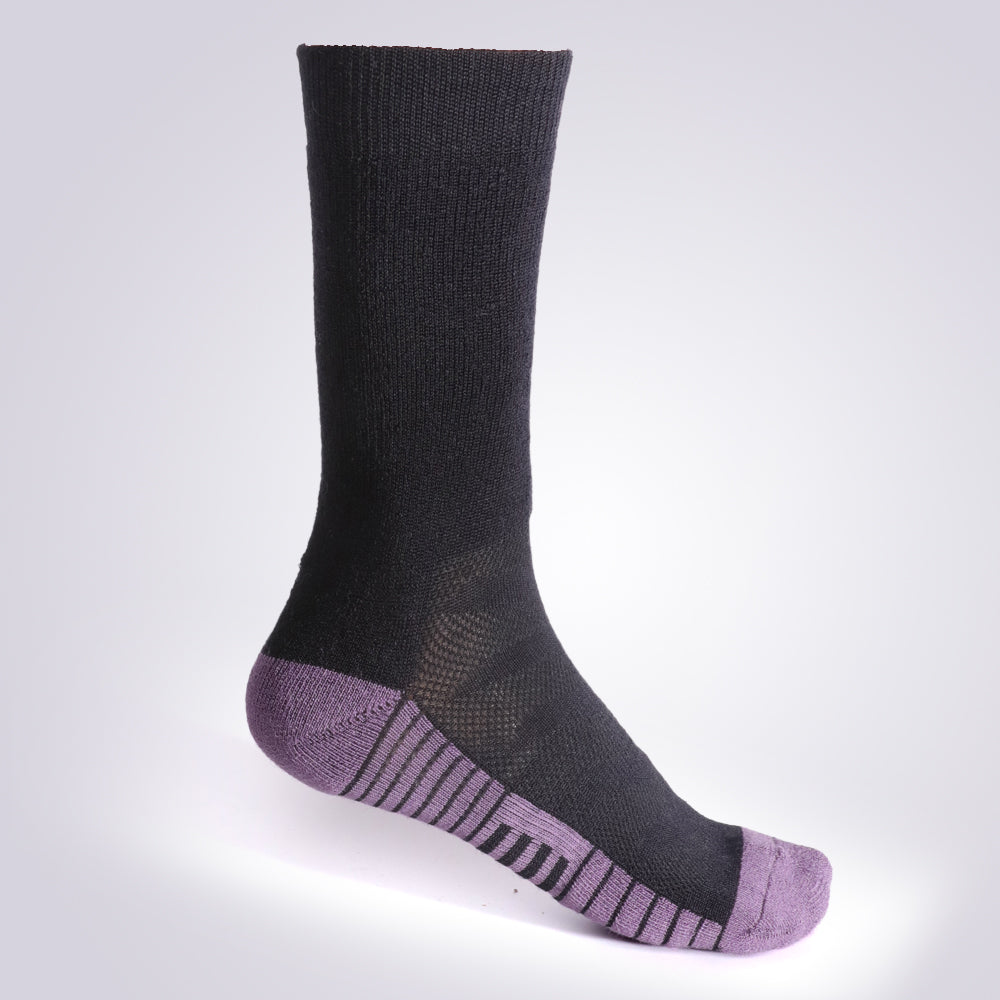 Lot de 6 paires de chaussettes de randonnée pour femme Strive Raven Crew