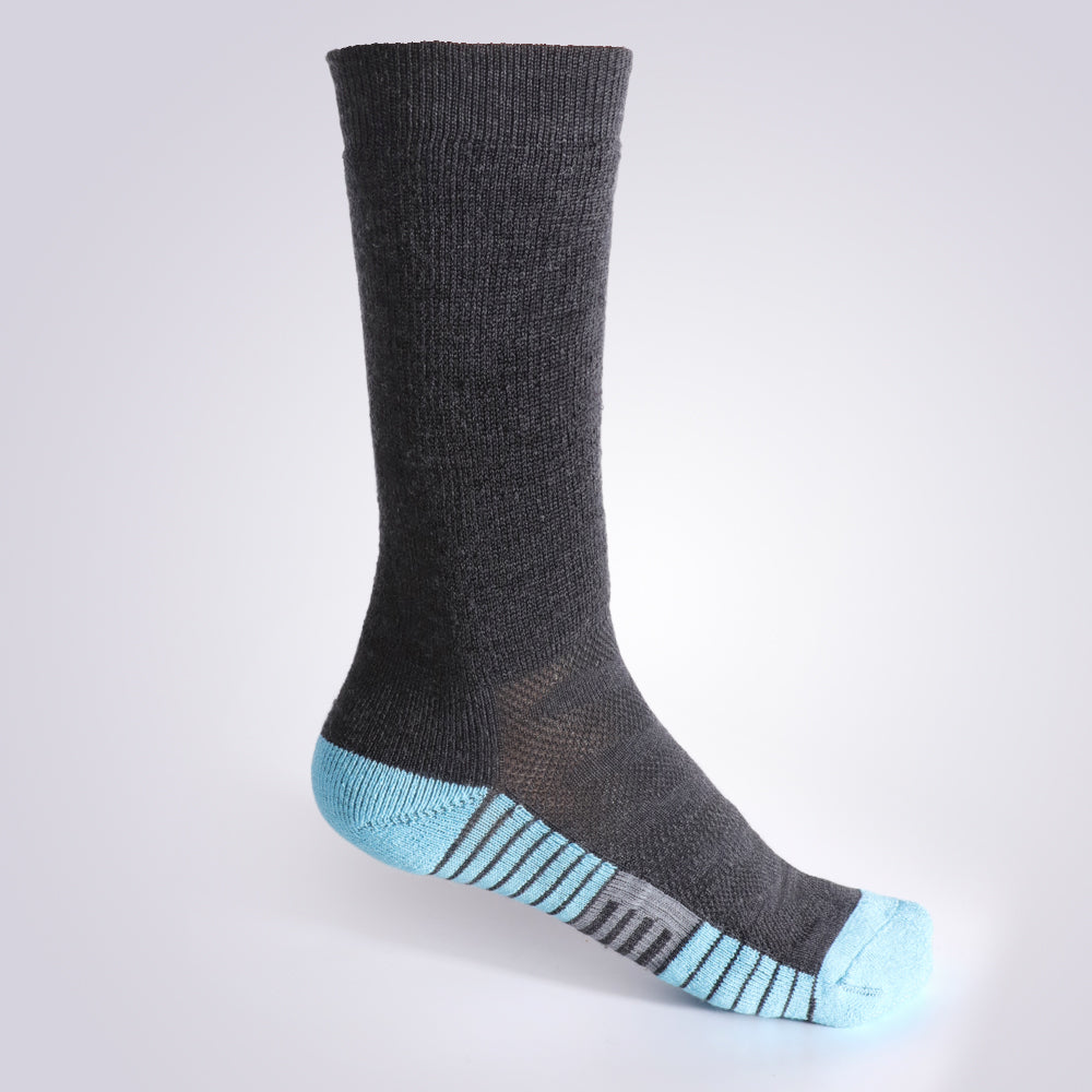 Lot de 6 paires de chaussettes de randonnée pour femme Strive Raven Crew