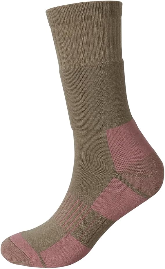 Lot de 6 paires de chaussettes de randonnée Long Way pour femme, motif Ebony Drift Crew