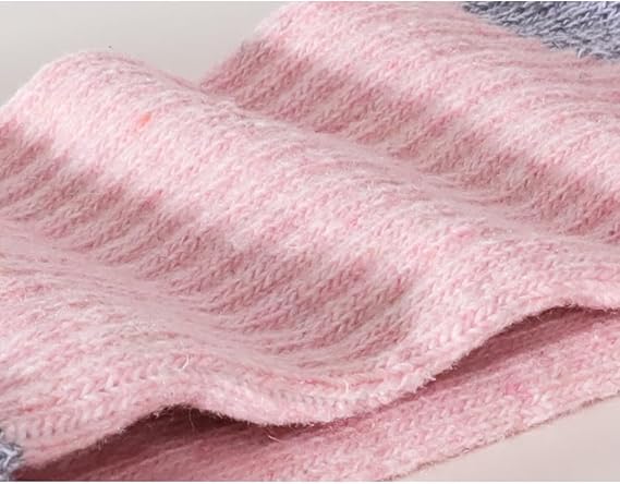 Lot de 6 paires de chaussettes de randonnée pour femme en bois de rose