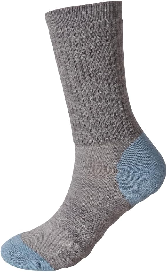 Lot de 6 paires de chaussettes mi-mollet Long Way Hiking Neon Ash pour femme