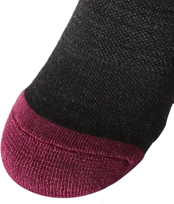 Lot de 6 paires de chaussettes mi-mollet Long Way Hiking Neon Ash pour femme