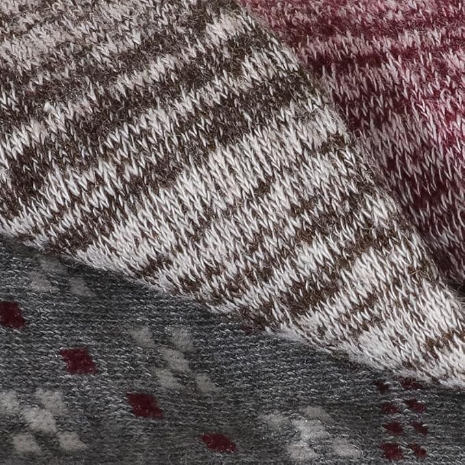 Lot de 4 paires de chaussettes mi-mollet Touch Wear Everyday Auburn Fog pour femme