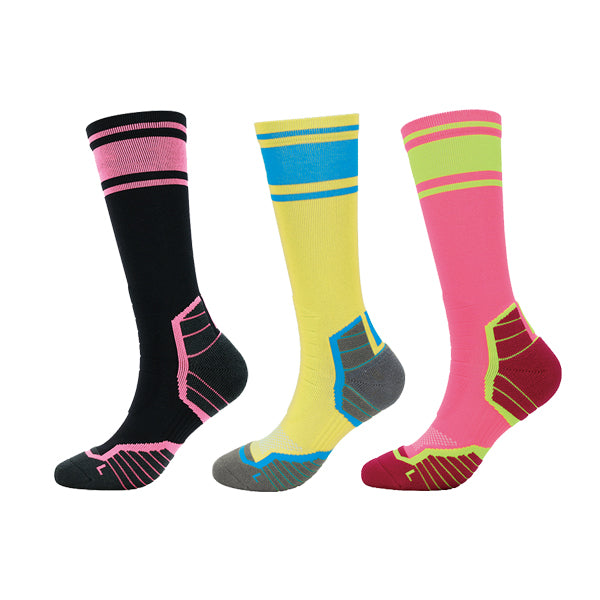 Paquetes de 3 calcetines de compresión para ciclismo para mujer