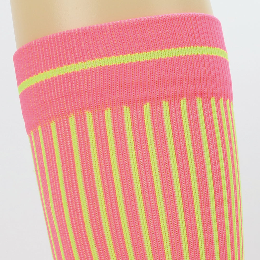 Paquetes de 2 calcetines hasta la rodilla de compresión para ciclismo de rendimiento para mujer PY