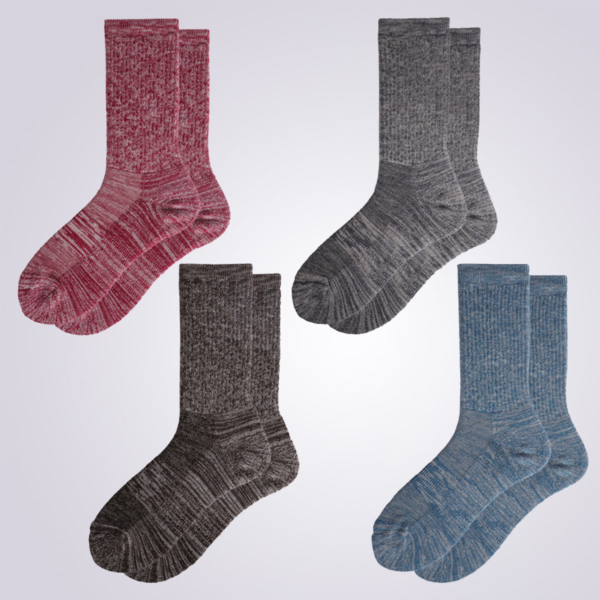 Lot de 4 paires de chaussettes confortables Touch Wear Everyday pour femme