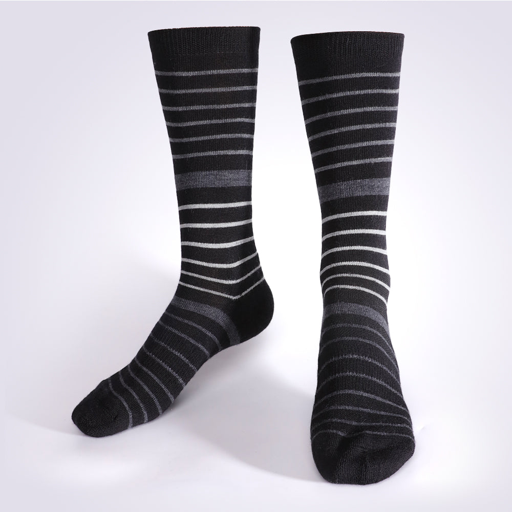 Lot de 4 paires de chaussettes classiques à rayures pour femme Touch Wear Everyday