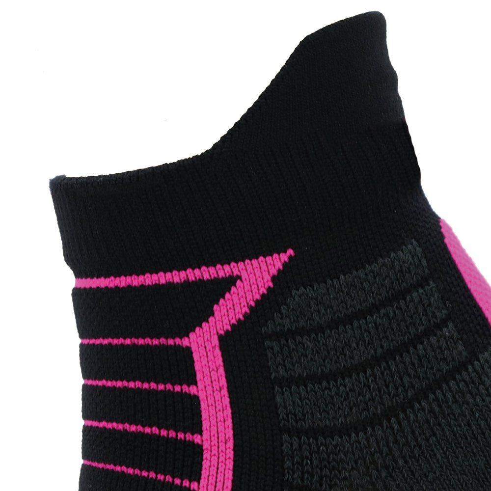 Lot de 2 paires de chaussettes de randonnée noires pour femme