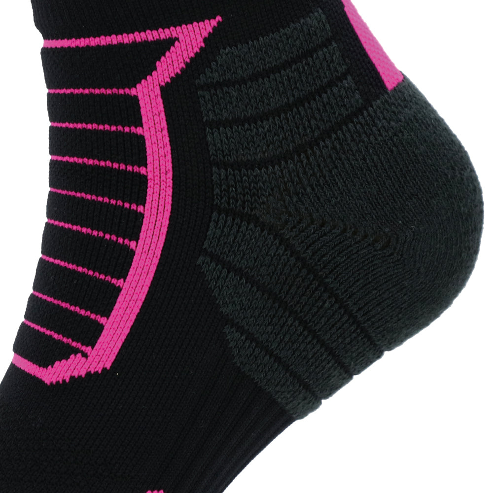 Lot de 2 paires de chaussettes de randonnée noires pour femme