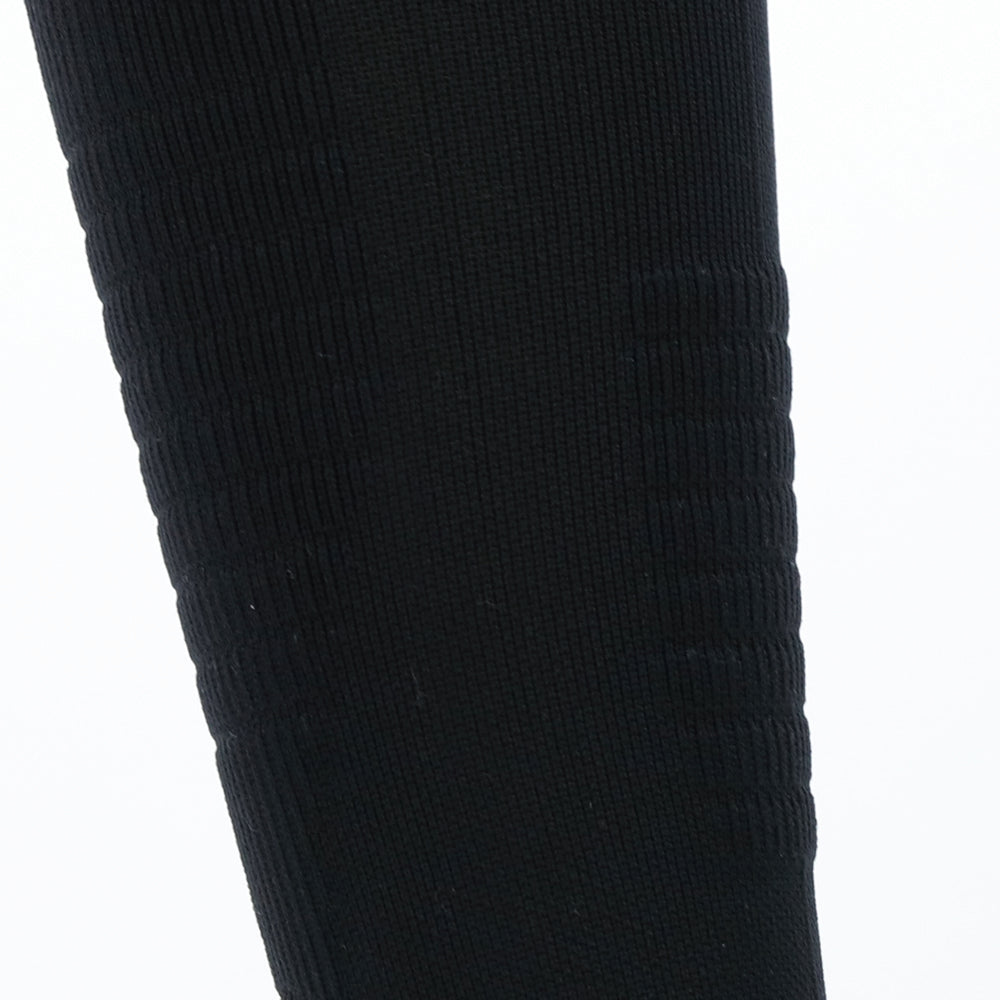 Lot de 2 paires de chaussettes hautes noires pour femme, style randonnée