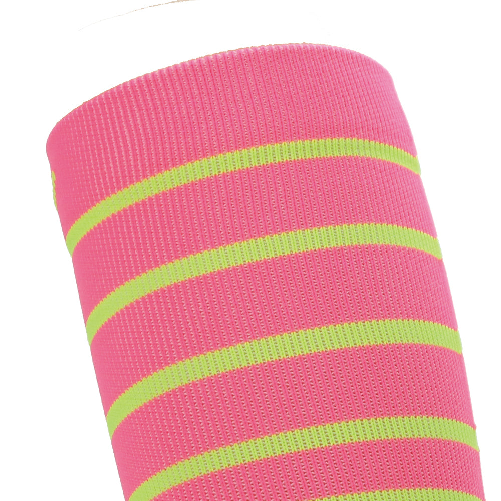 Paquetes de 2 calcetines hasta la rodilla de compresión para correr para mujer PY