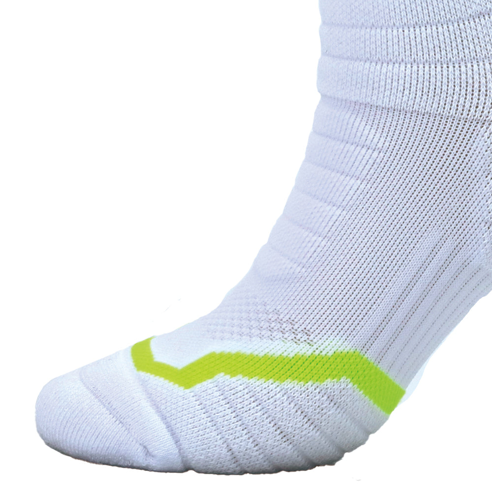 Lot de 2 paires de chaussettes montantes jaunes Run Free pour femme