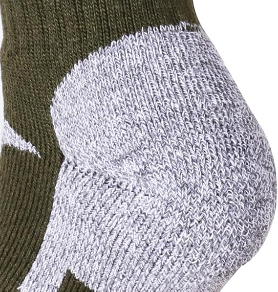 Lot de 6 paires de chaussettes de randonnée Long Way pour femme, Dark Ember Crew