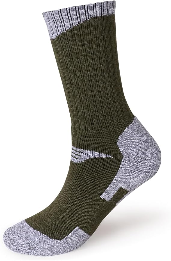 Lot de 6 paires de chaussettes de randonnée Long Way pour femme, Dark Ember Crew