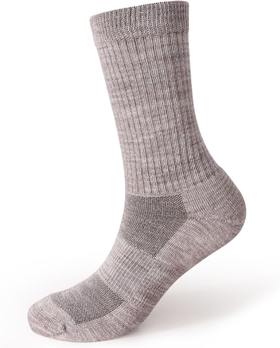 Lot de 4 paires de chaussettes mi-mollet de randonnée pour femme Obsidian Tide