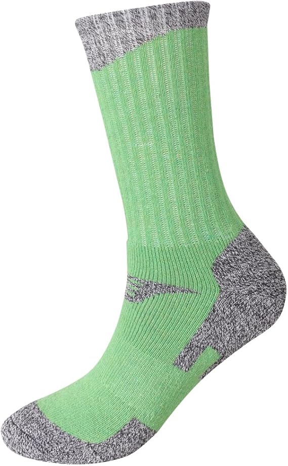 Lot de 6 paires de chaussettes de randonnée pour femme Sage Stone Crew