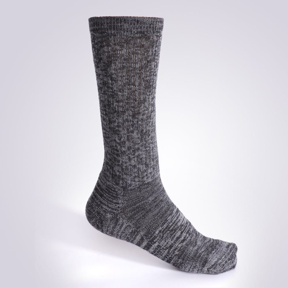 Lot de 4 paires de chaussettes mi-mollet à rayures noires pour femme Touch Wear Everyday