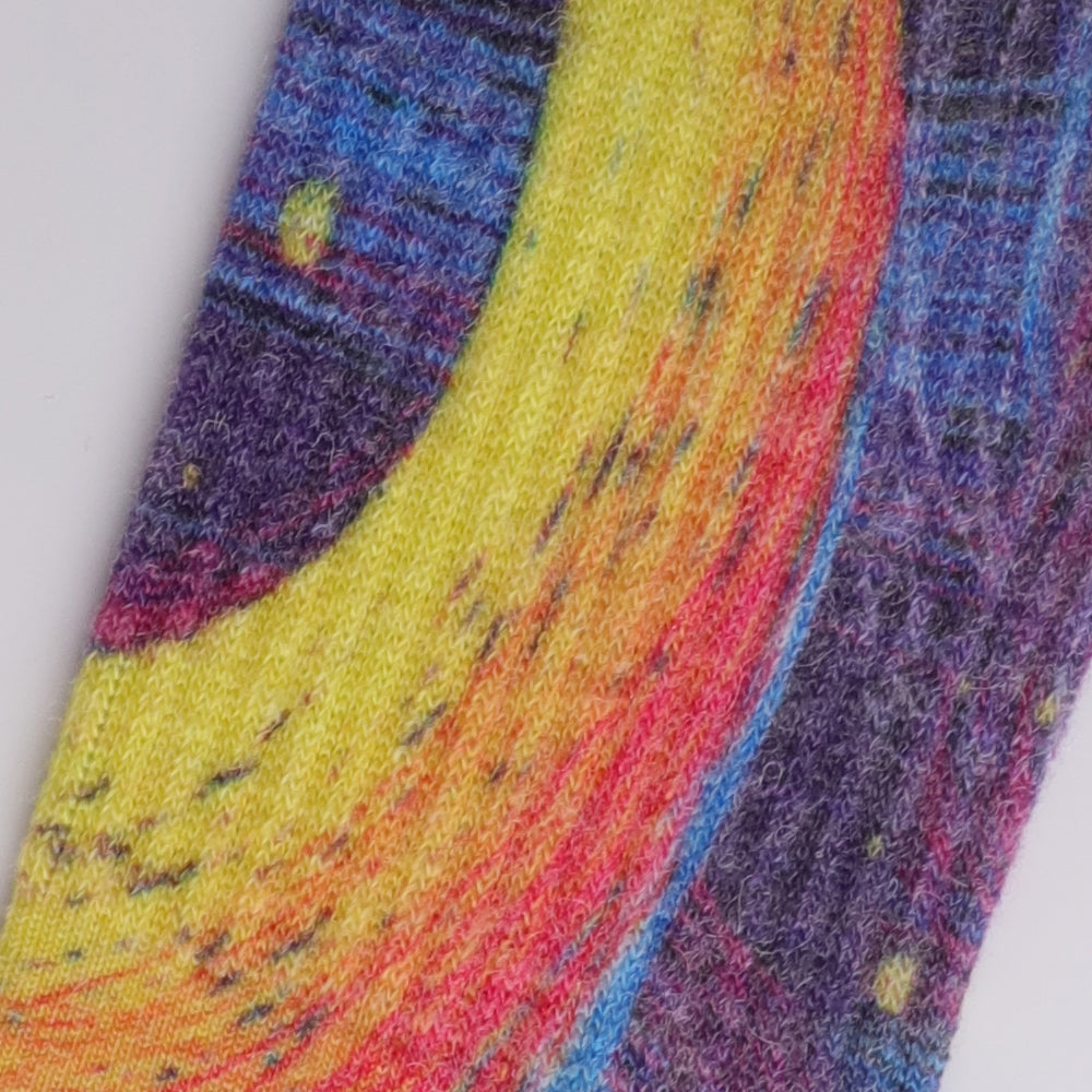 Lot de 4 paires de chaussettes colorées à motif étoilé pour femme Touch Wear Everyday