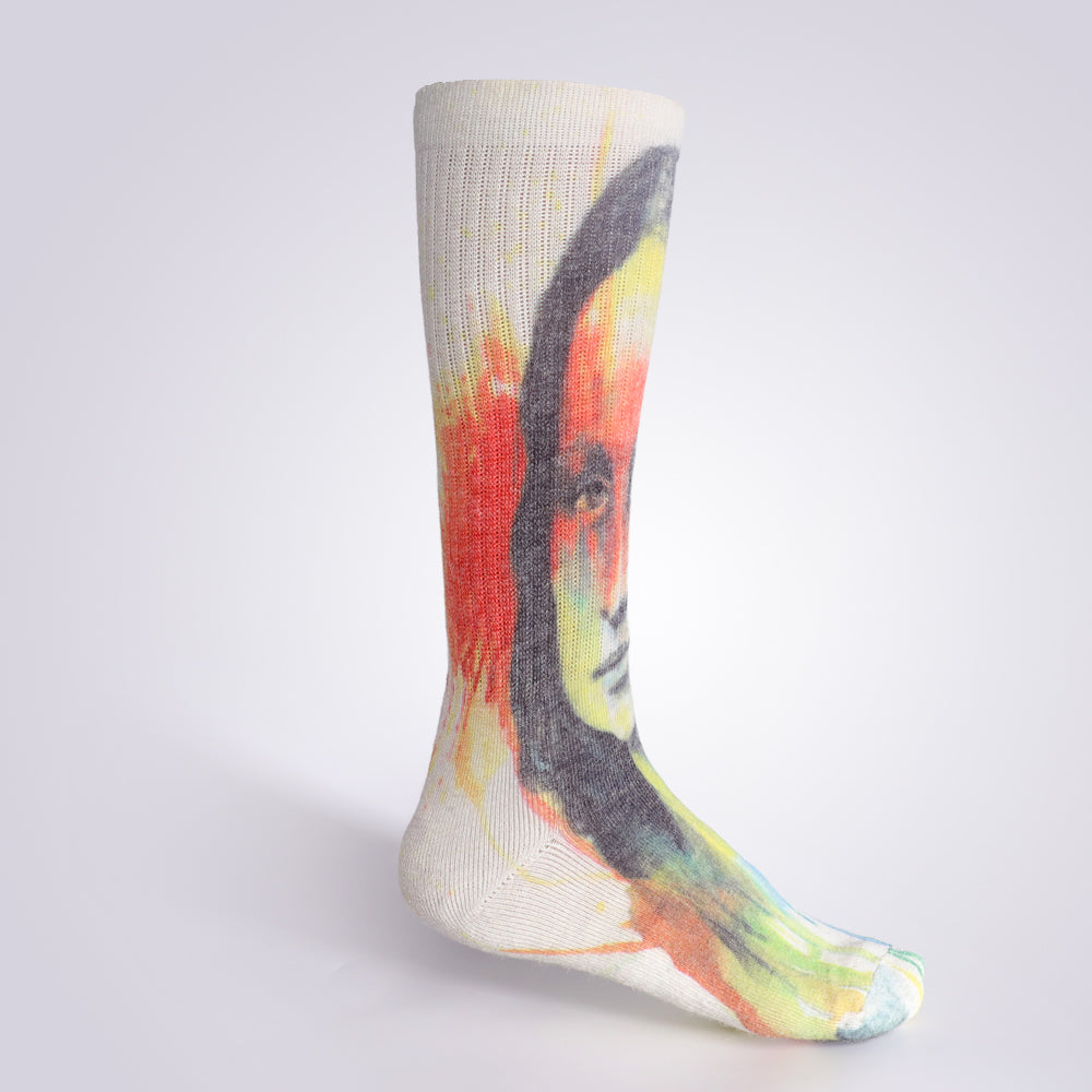 Lot de 4 paires de chaussettes colorées à motif étoilé pour femme Touch Wear Everyday