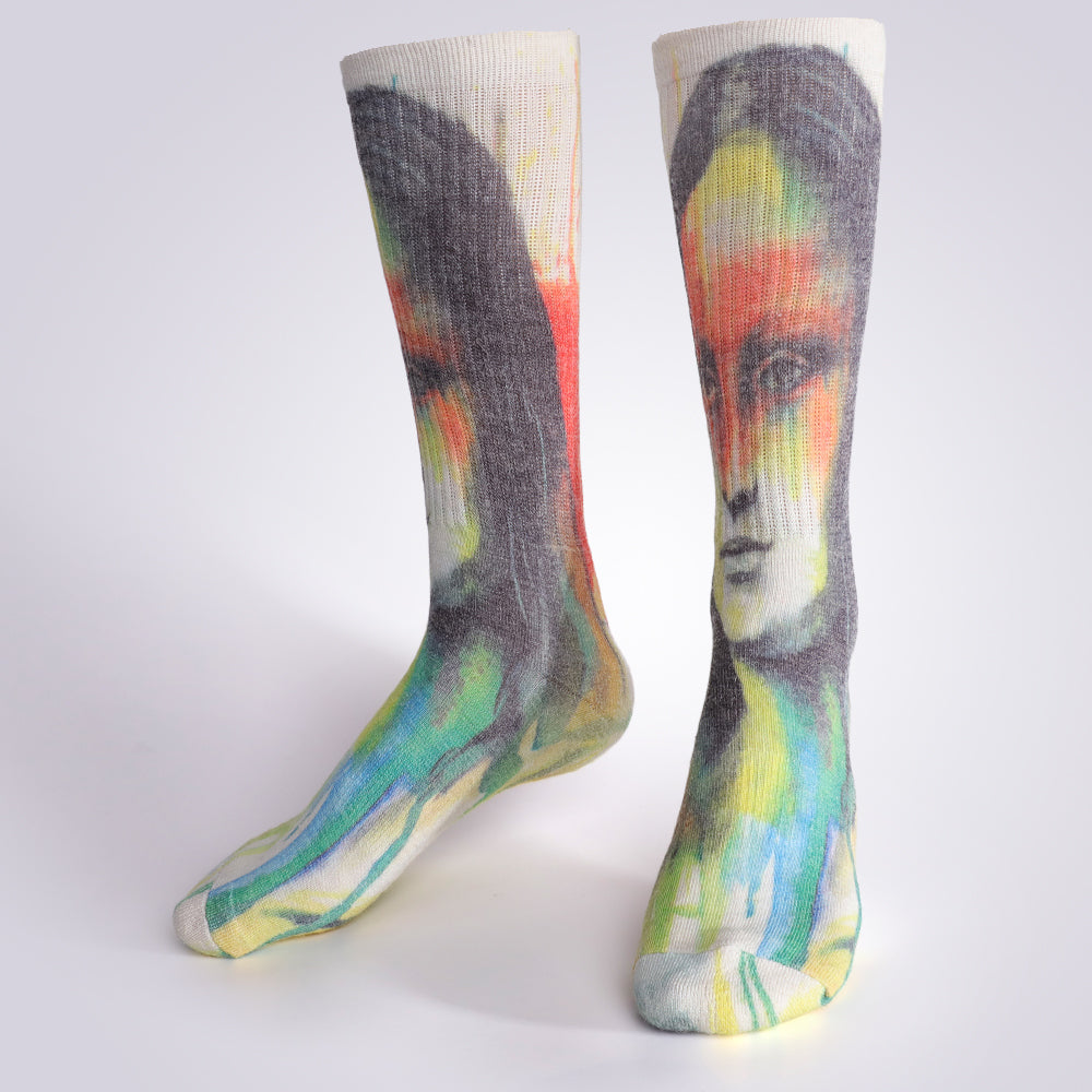 Lot de 4 paires de chaussettes colorées à motif étoilé pour femme Touch Wear Everyday