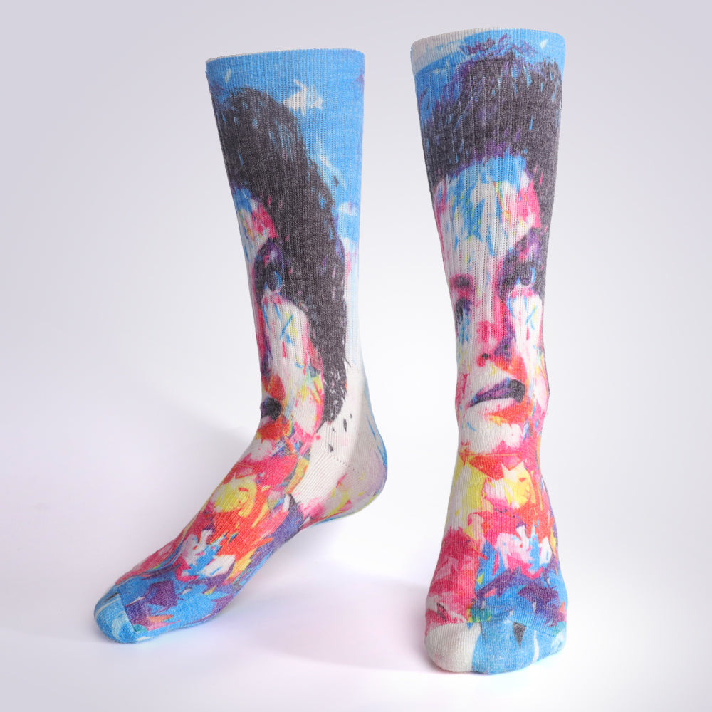 Lot de 4 paires de chaussettes colorées à motif étoilé pour femme Touch Wear Everyday